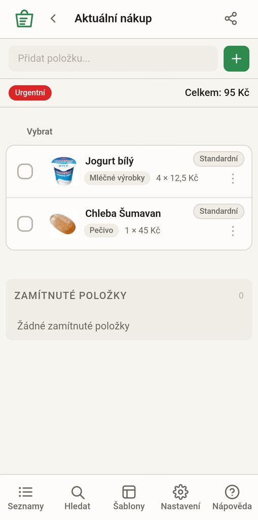 Shopindex – suma cen produktów na liście