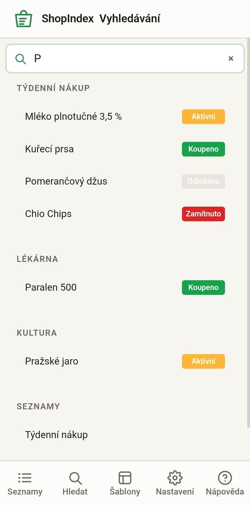 Shopindex – wyszukiwanie i historia produktów